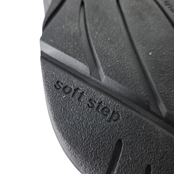 SAS Men's Shoes Journey Black Leather Orthopedic Sneaker Shoe Comfort Lace Up - Picture 13 of 16